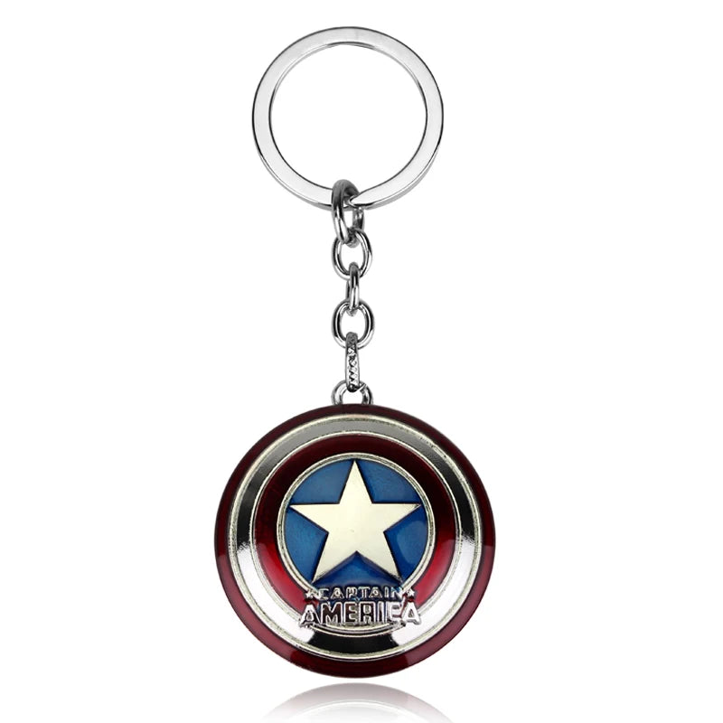 Porte-clés bouclier Captain America collection geek Avengers.