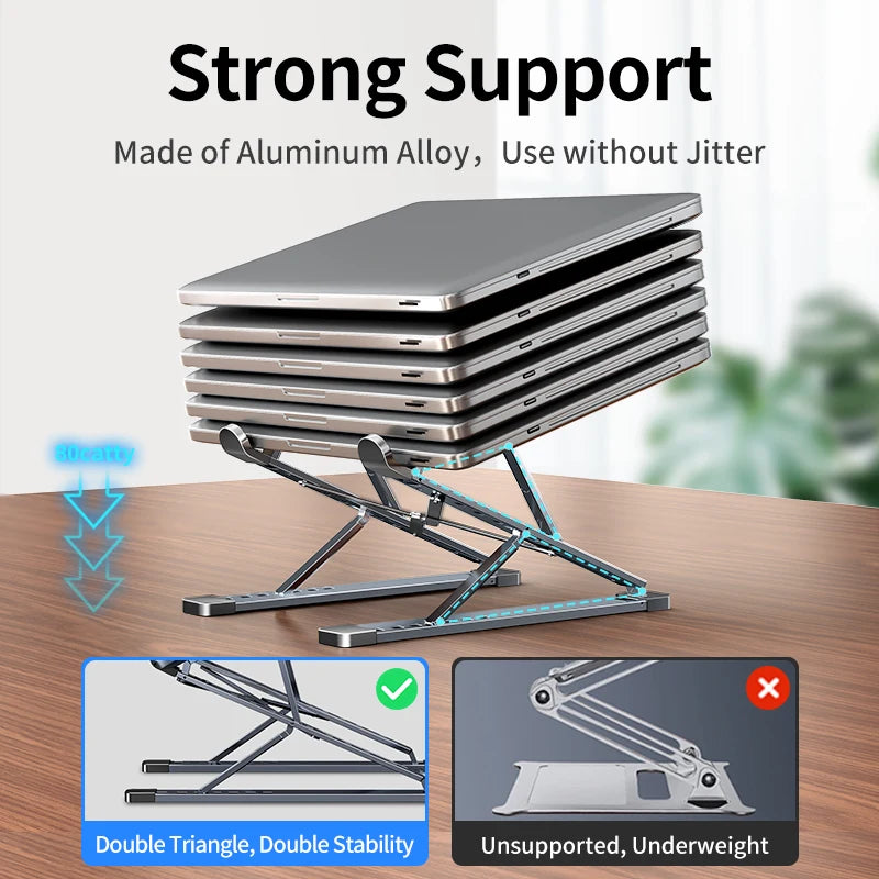 Support ordinateur pliable