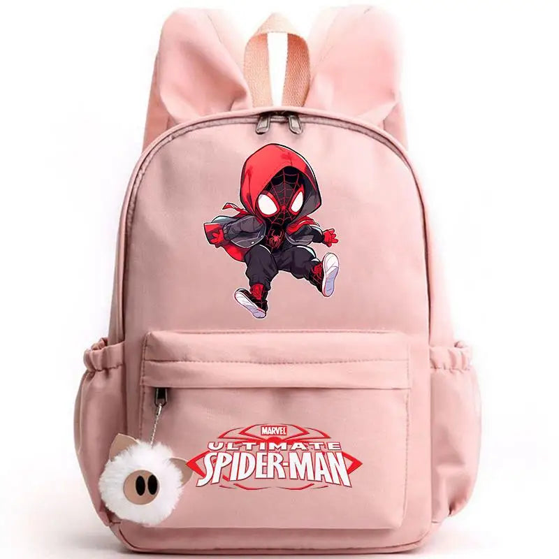 Sac Spider-Man rose Marvel avec bretelles ajustables et confortables
