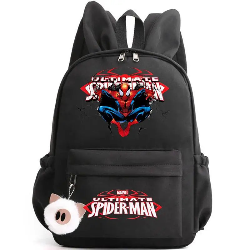 Sac Spider-Man noir pour adolescent, durable et ergonomique
