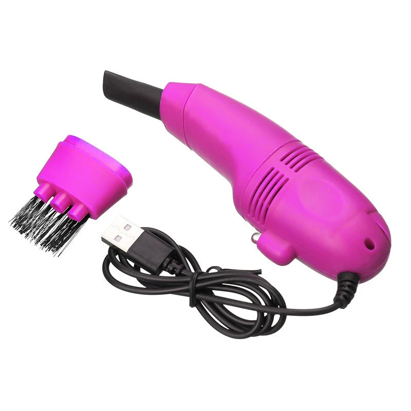 Mini Aspirateur Électrique USB pour Clavier rose