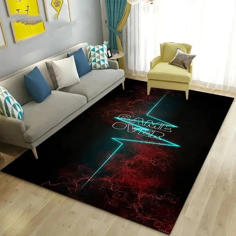 tapis sol gamer Game over