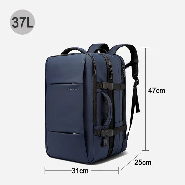 Sac à dos ordinateur bleu 37L
