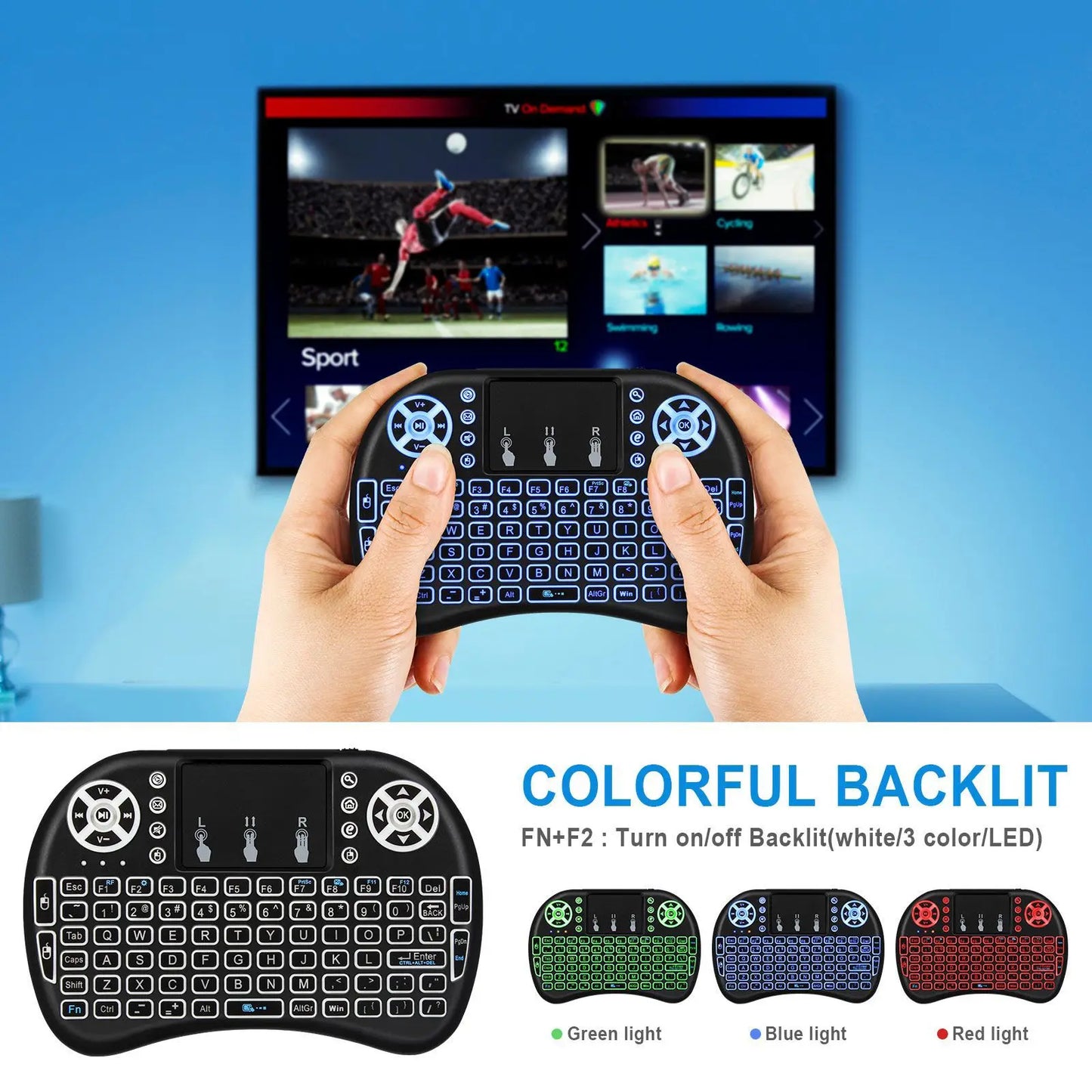 Clavier Mini Sans Fil Rétroéclairé