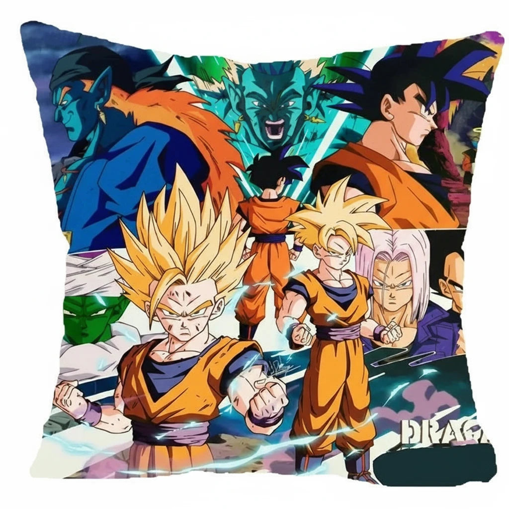 Taie d’oreiller Dragon Ball Super avec Goku et Beerus