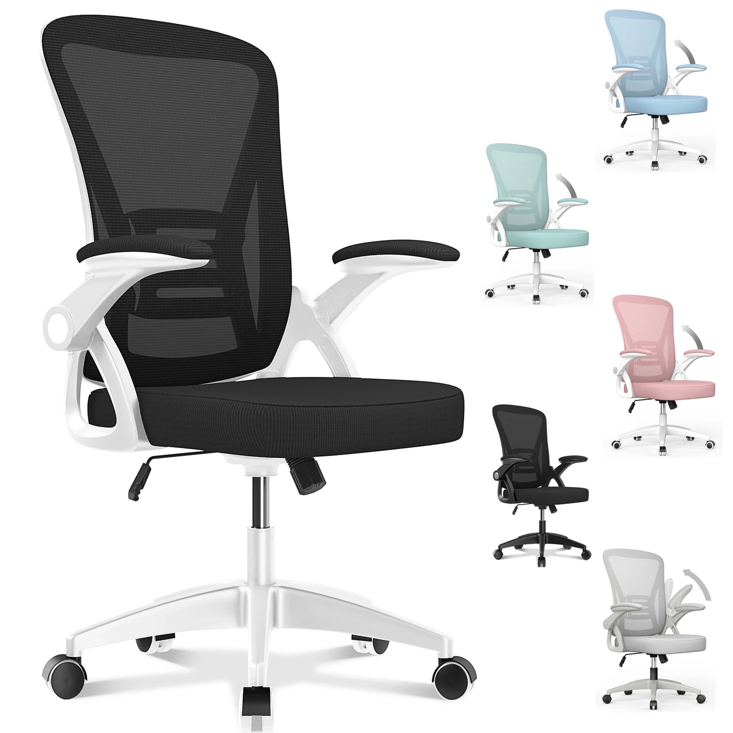 Chaise ergonomique 5 couleurs