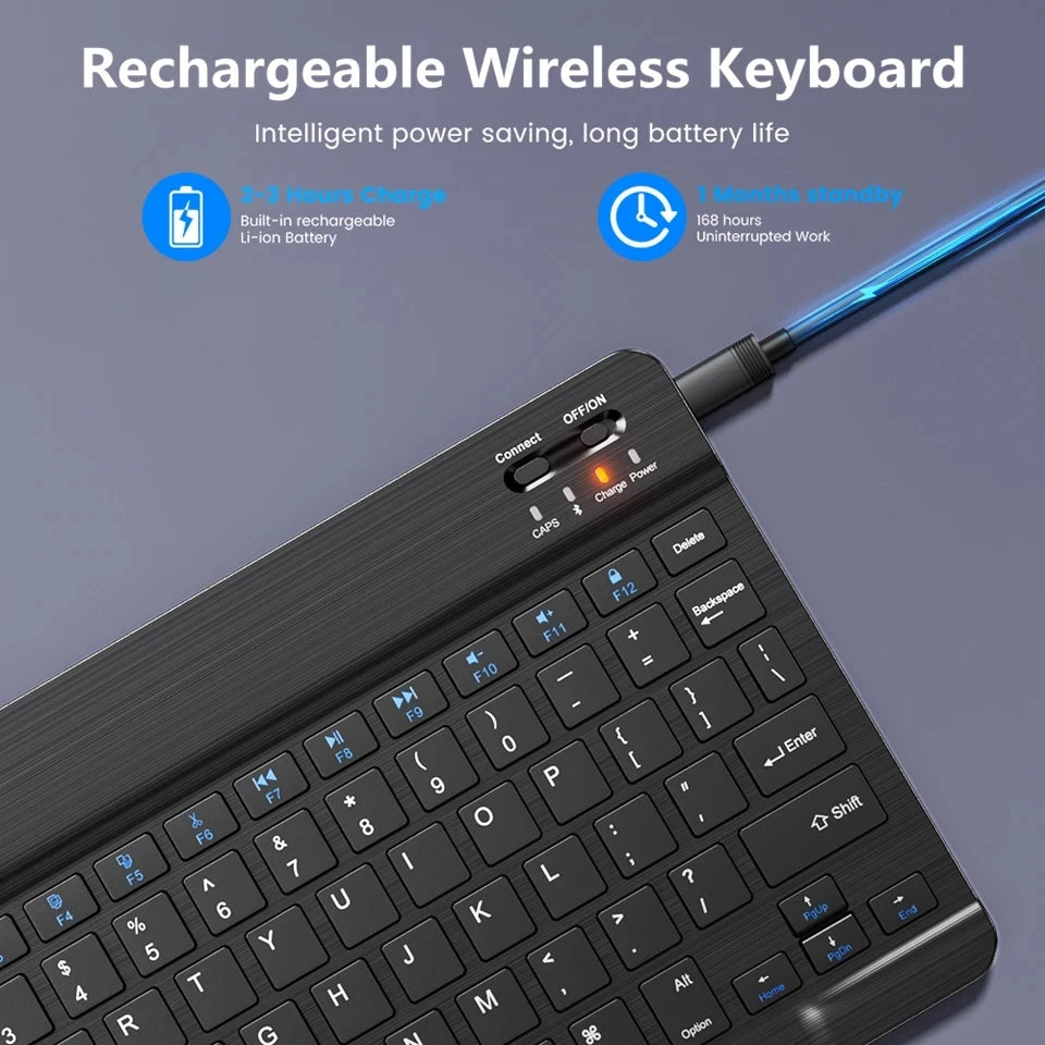 Clavier sans fil Bluetooth Azerty