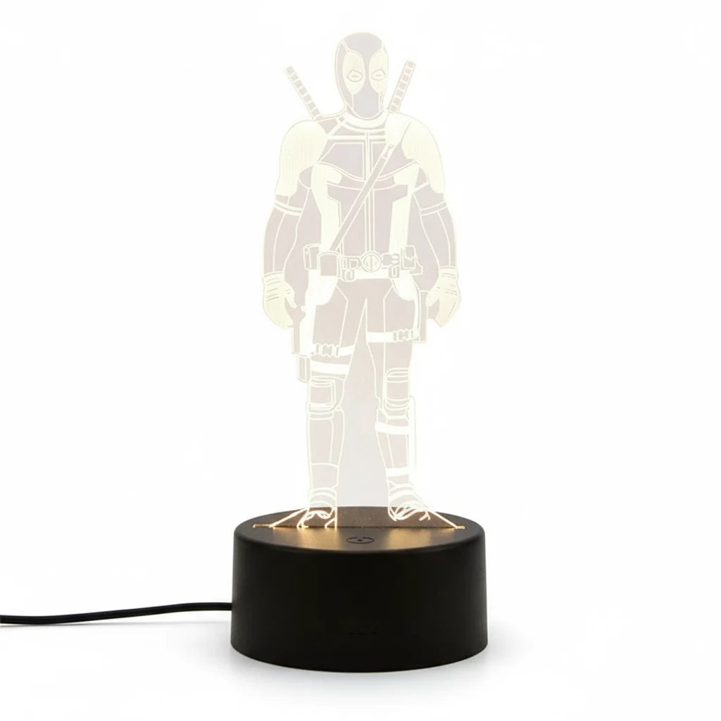 Lampe LED Deadpool multicolore super-héros Marvel