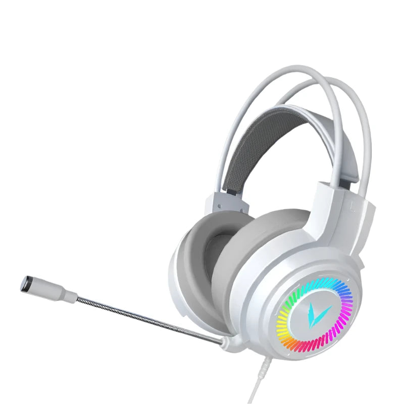 casque gamer micro blanc