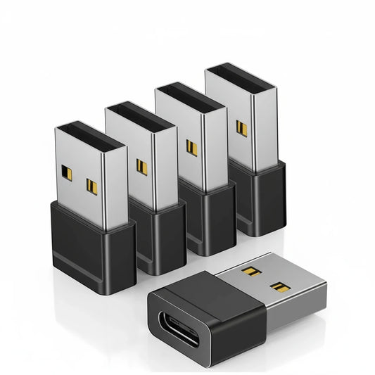 Adaptateur USB-C vers USB-A 6A rapide pour charge et transfert de données
