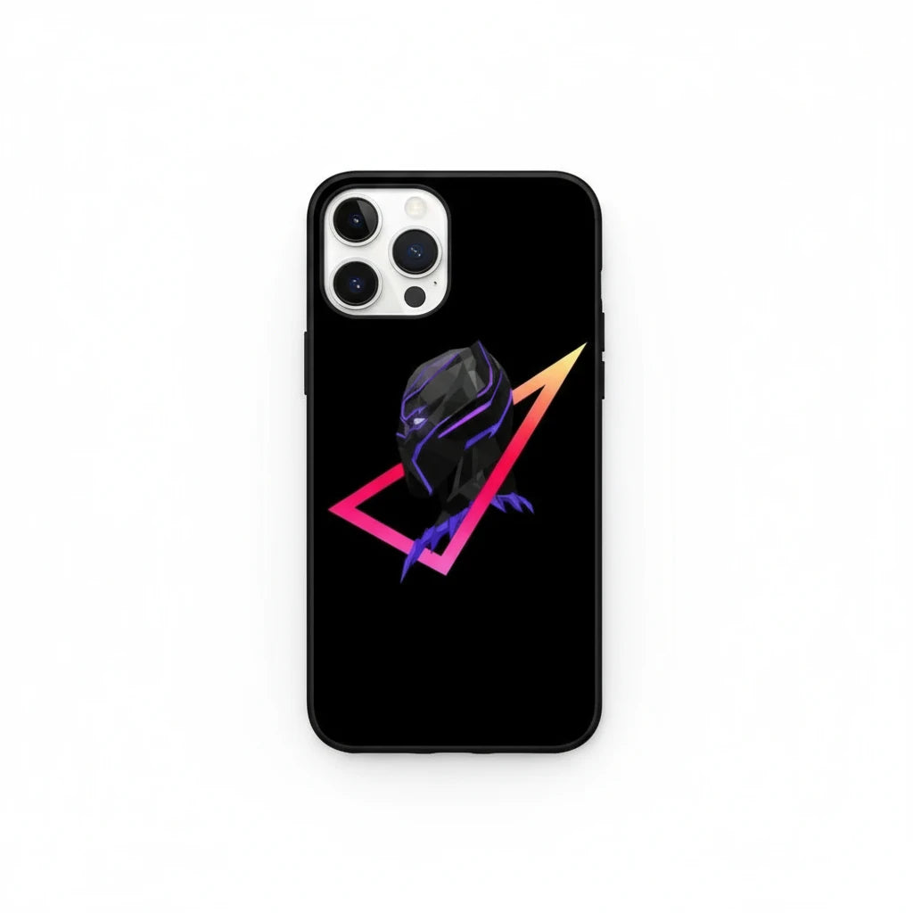 Coque intégrale Black Panther en silicone haute qualité