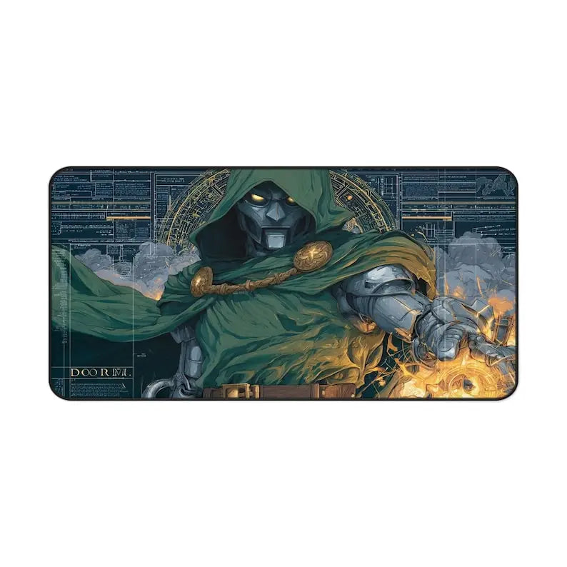 Tapis gaming RGB Doctor Doom avec éclairage LED et base caoutchouc