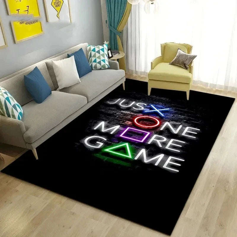 Tapis sol gamer playstation just one more game