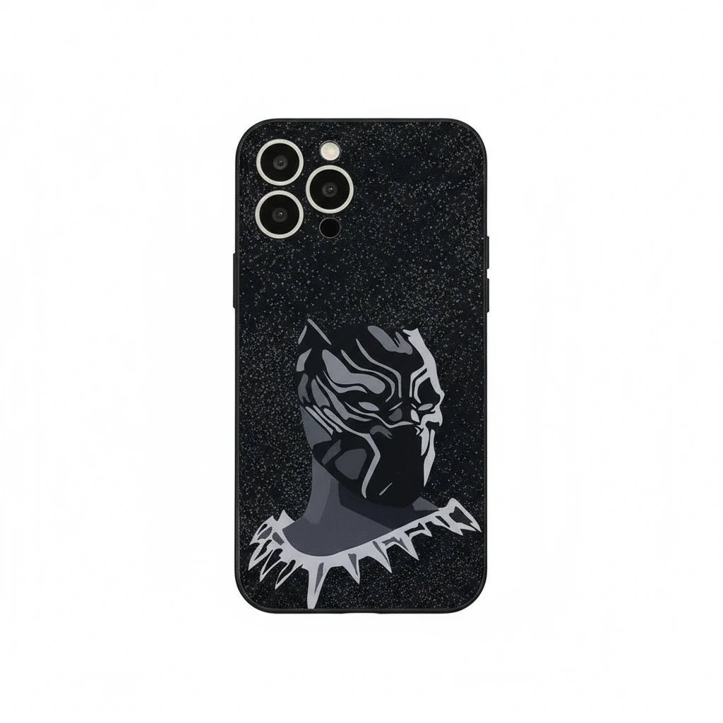 Étui Black Panther design élégant pour iPhone 13 et 14