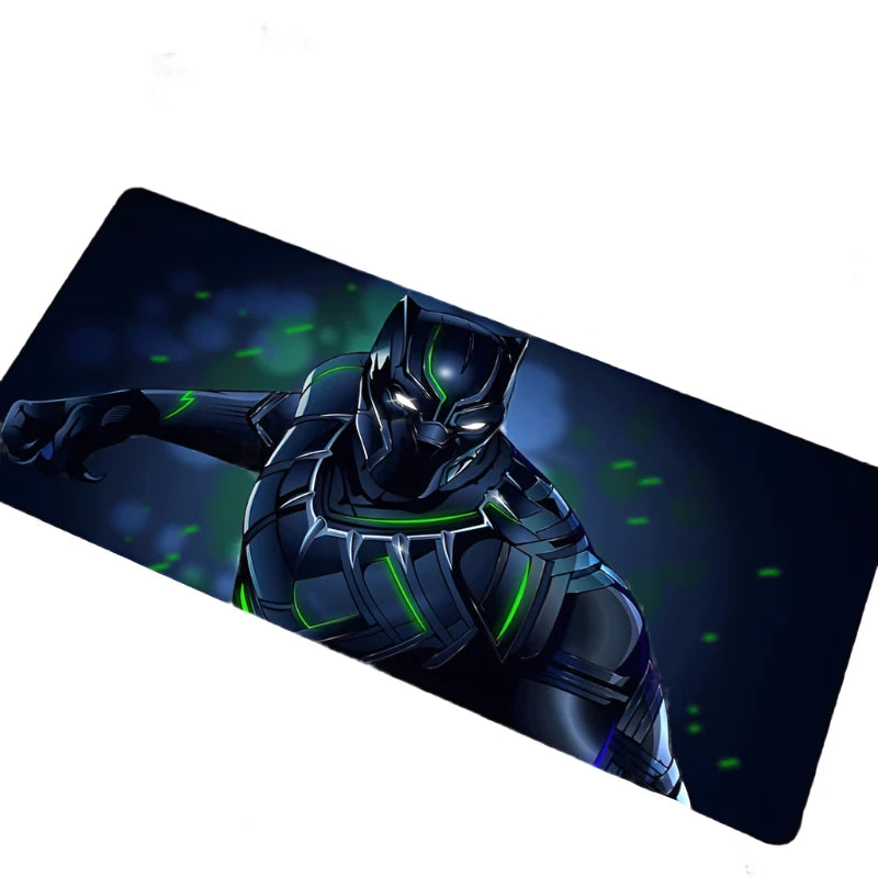 Tapis Gamer Black Panther noir et vert