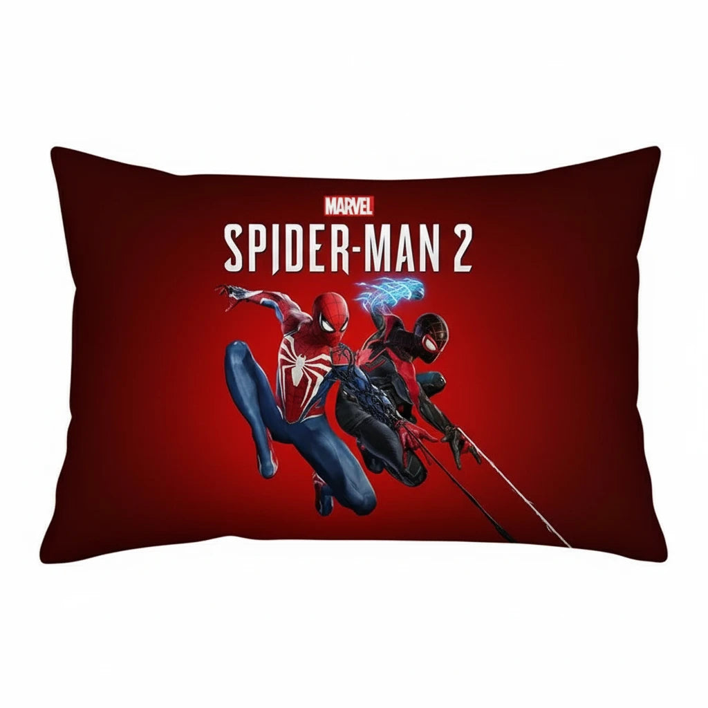 Coussin Spider-Man – déco colorée pour chambre ou salon à thème