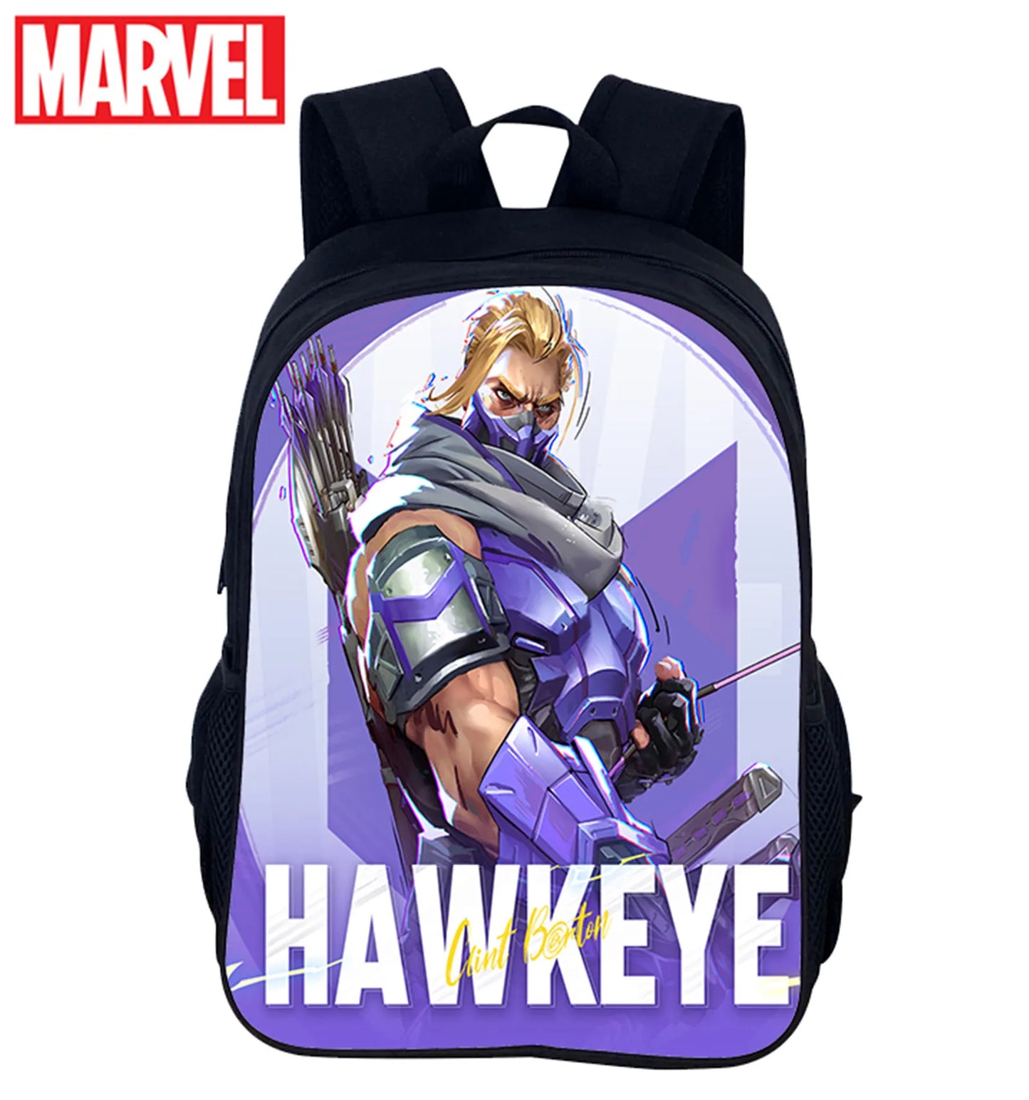 Sac à dos Hawkeye Marvel avec poignée souple et bretelles ajustables