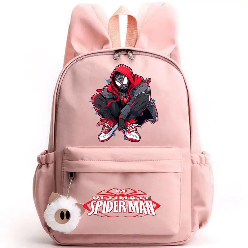 Sac Spider-Man rose brillant pour petites fans de super-héros