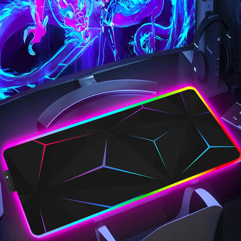 Tapis souris gamer led model fantasie