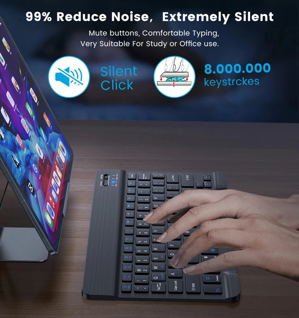 Clavier sans fil Bluetooth Azerty