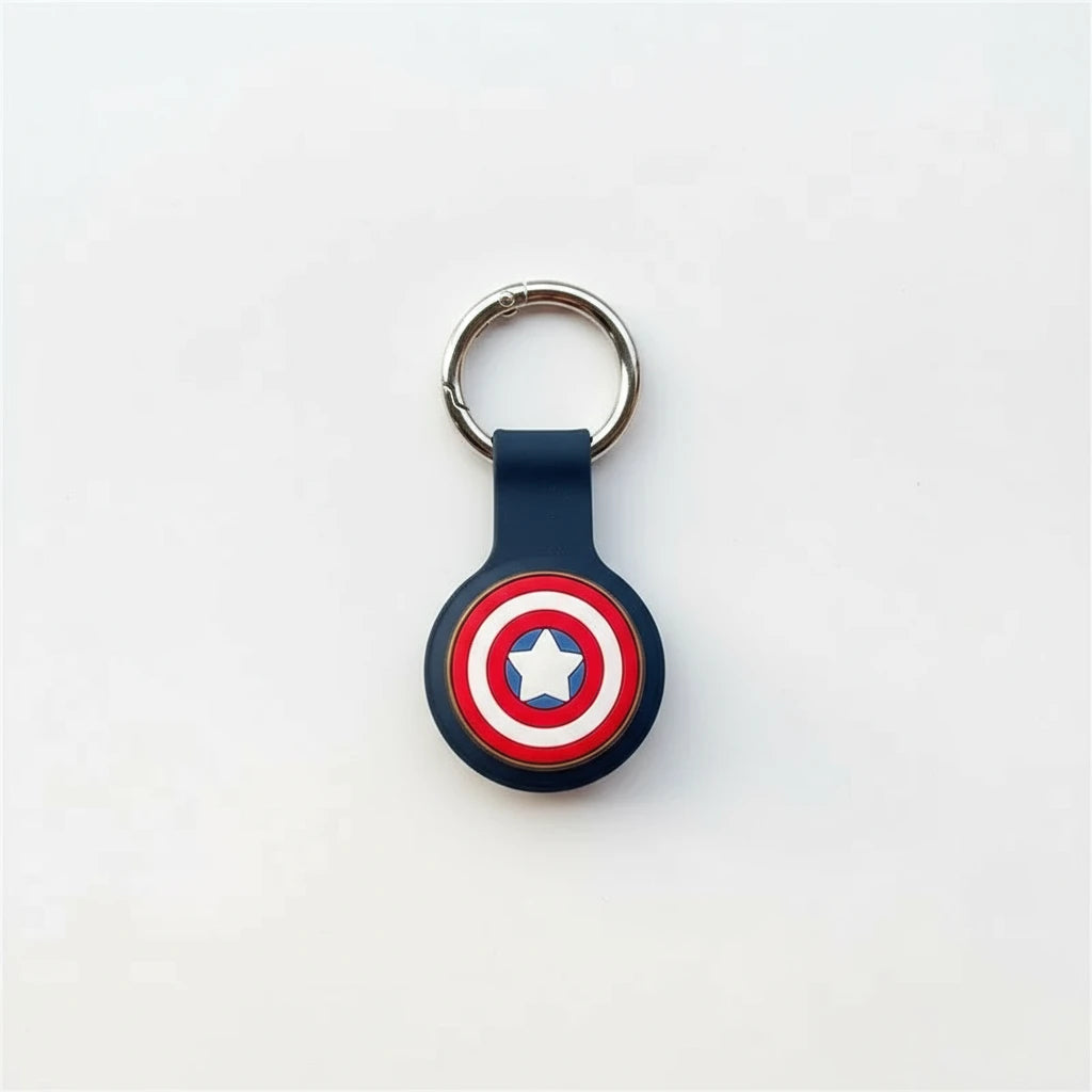 Coque AirTag Marvel résistante aux chocs, accessoire geek Apple original