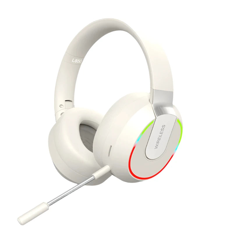 casque gamer bluetooth sans fil wireless blanc
