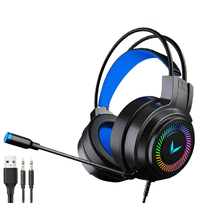 casque gamer micro noir