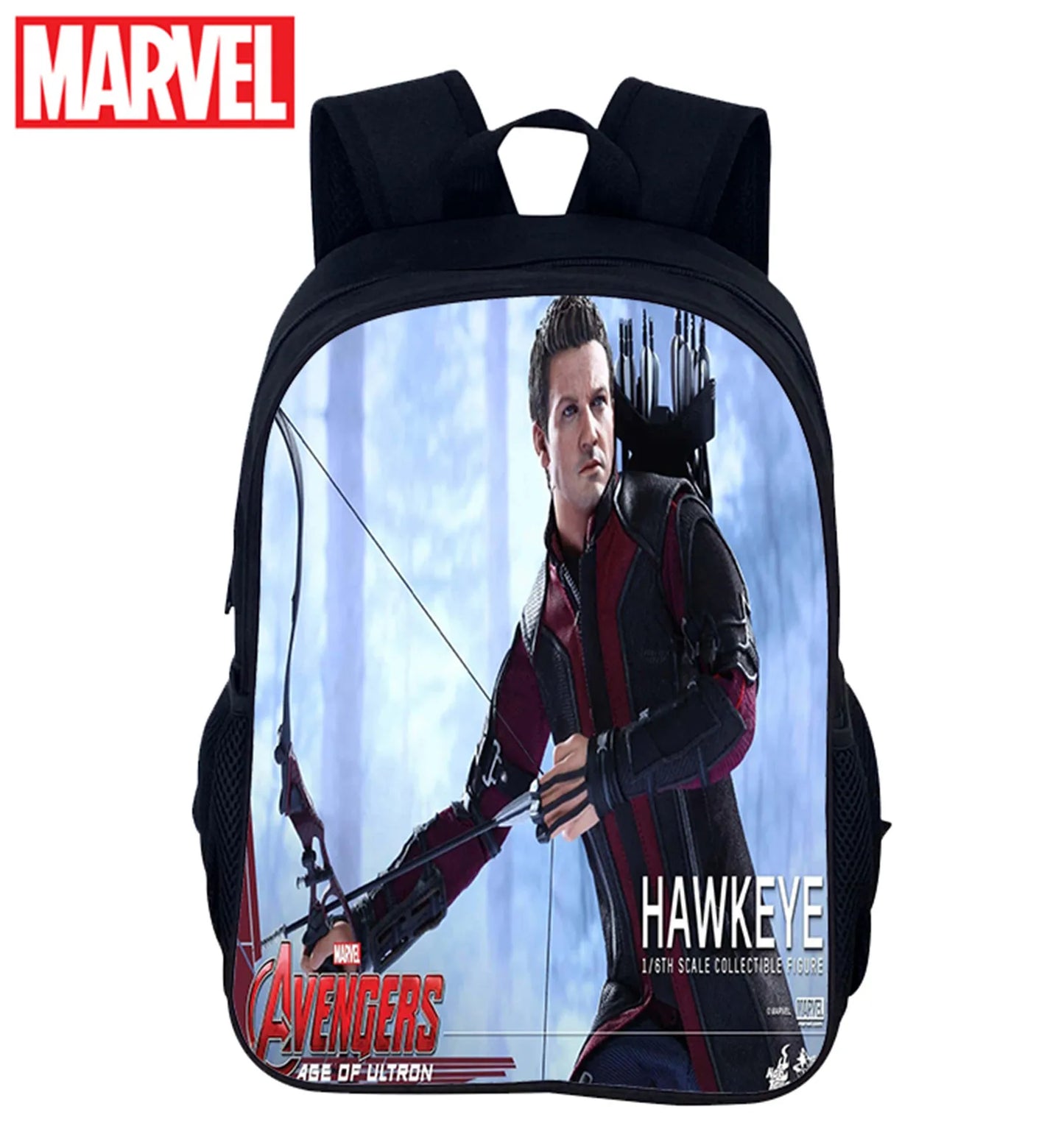 Sac à dos Hawkeye Avengers durable, parfait pour école et sorties