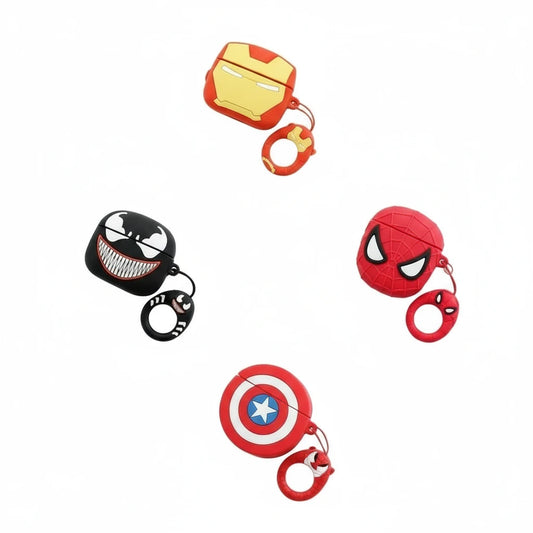 Étui AirPods Marvel compatible AirPods 1 2 3 et Pro 2, design super-héros