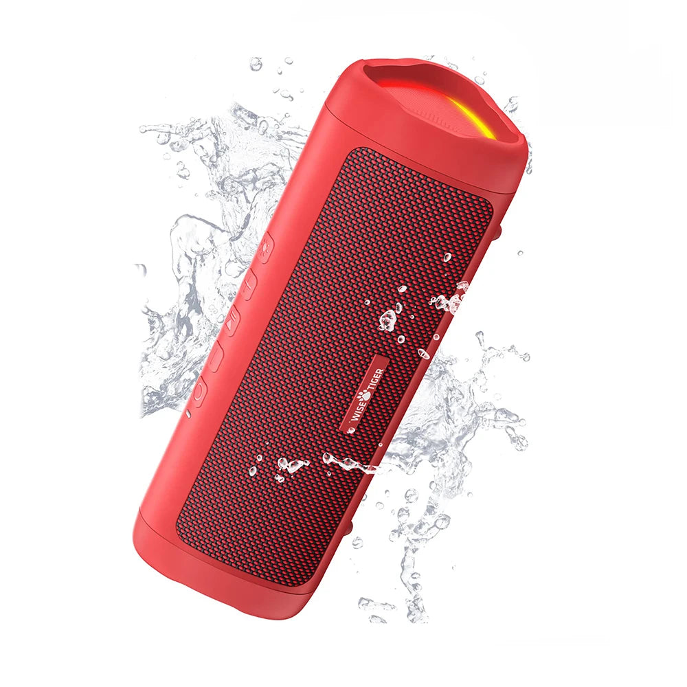 enceinte bluetooth rouge