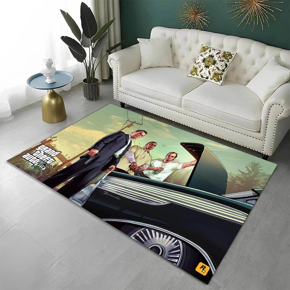 Tapis sol GTA 5 five coffre ouvert