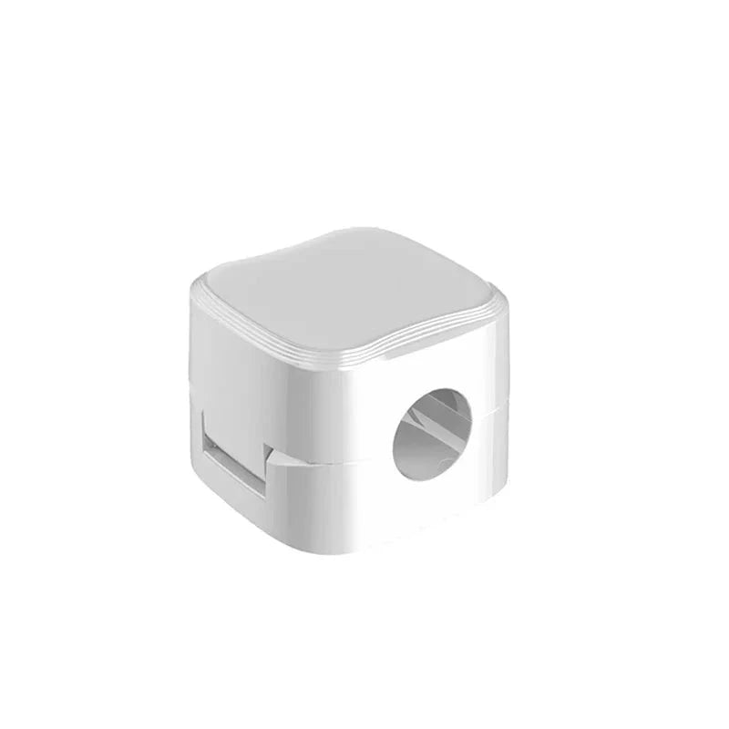 range cable en cube blanc 1 piece