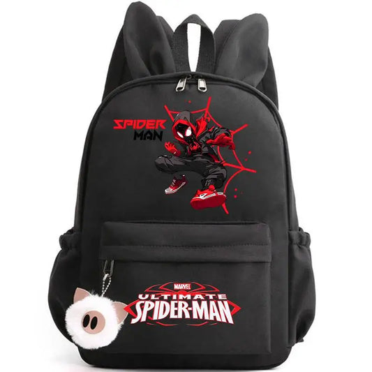 Sac à dos Spider-Man noir Marvel enfant imperméable et résistant