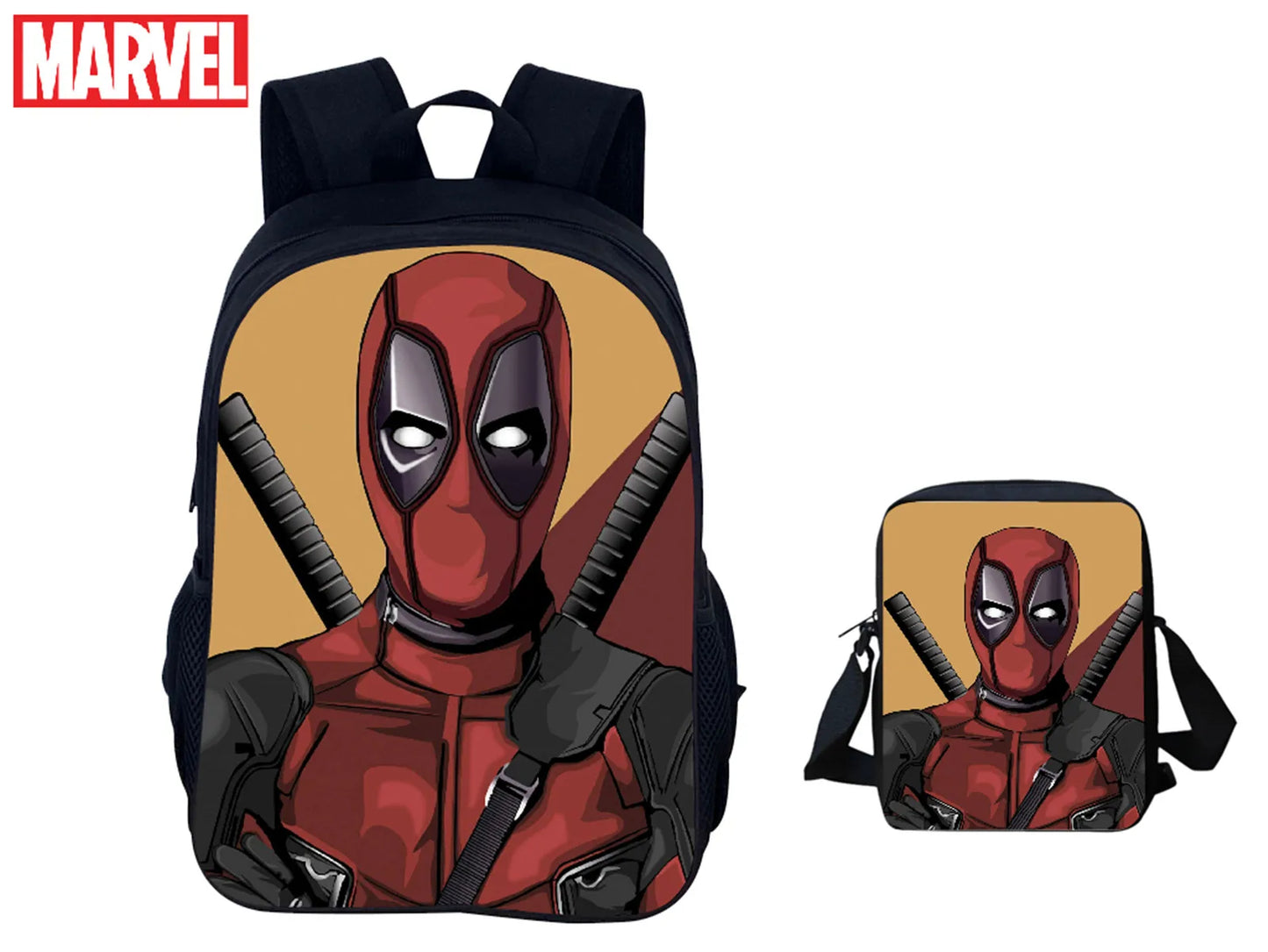 Sac de voyage Deadpool enfant, sac Marvel résistant et imperméable