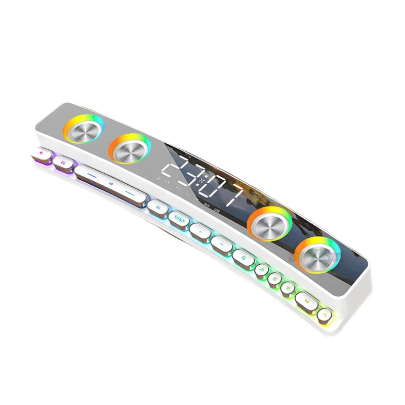 barre de son led couleur blanc
