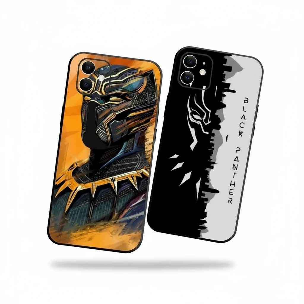 Coque de téléphone Black Panther protection intégrale caméra