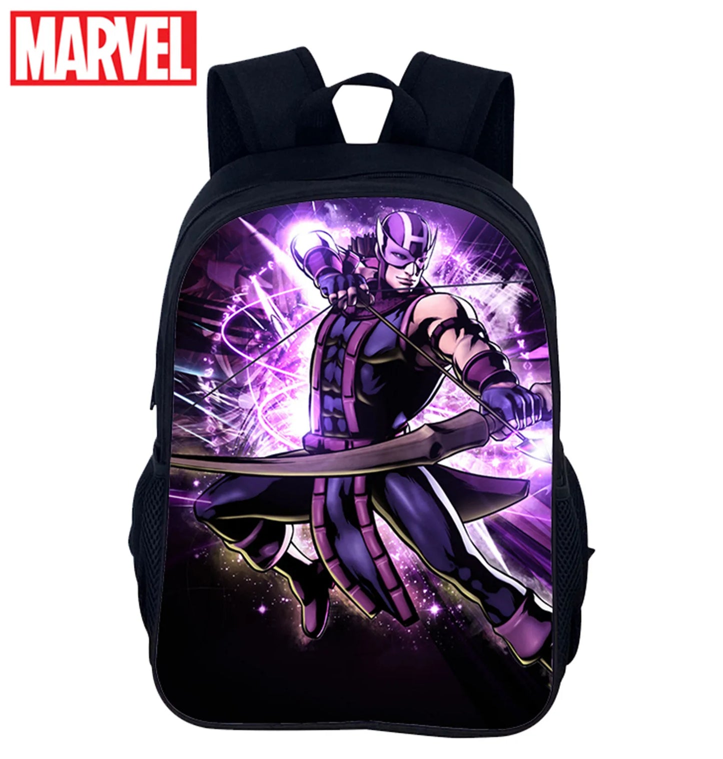 Sac à dos Hawkeye enfant motif super-héros, parfait pour le primaire