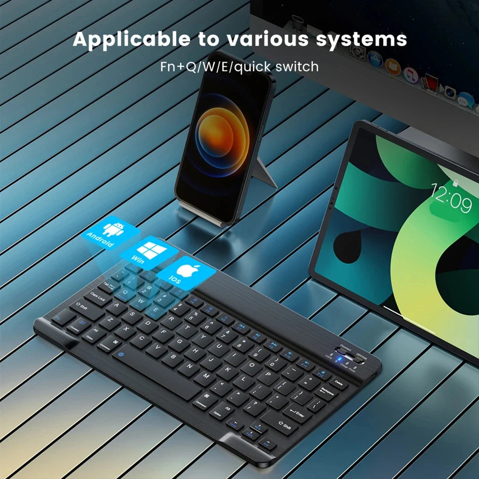 Clavier sans fil Bluetooth Azerty