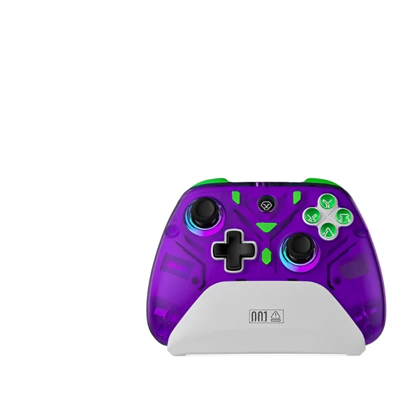 manette pc gamer violette
led