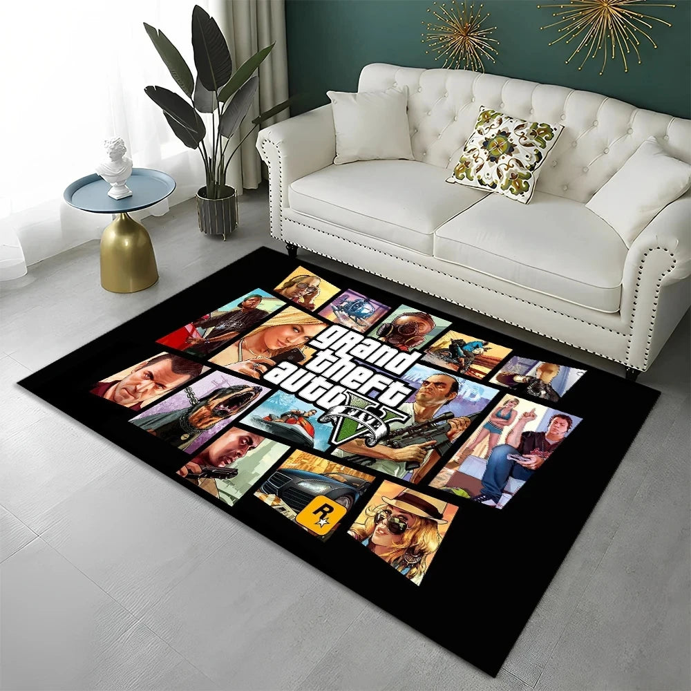tapis sol gamer gta five