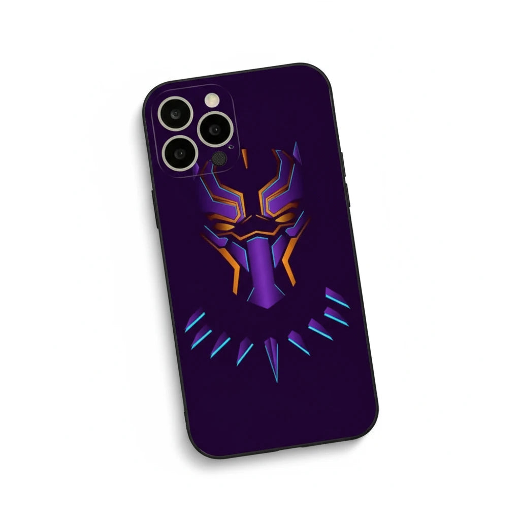 Étui TPU noir Black Panther anti-chute et anti-rayures