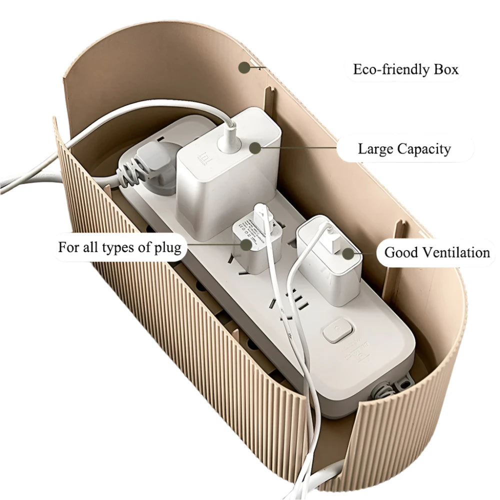 boite range cable et multiprise