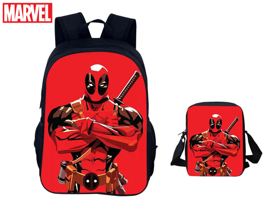 Sac à dos Deadpool Marvel pour enfants, léger et étanche, idéal pour l’école