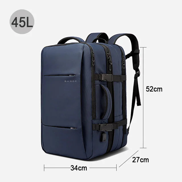 Sac à dos ordinateur bleu 45 L