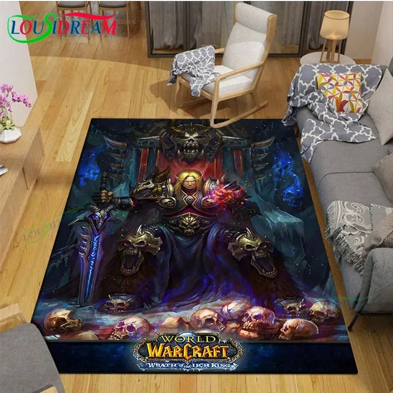 tapis sol gamer wow wrath of the rich king arthas