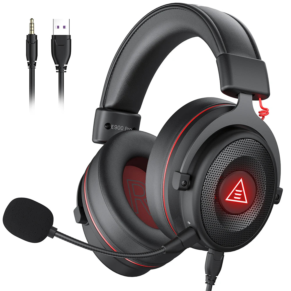 casque pro gamer noir