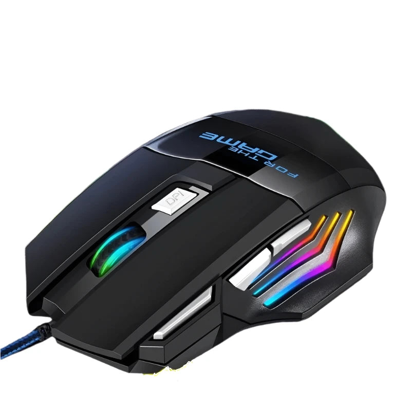 souris gamer filaire couleur