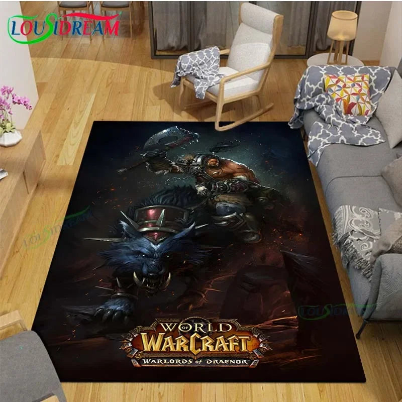 tapis world of warcraft gamer wow warlords of draenor