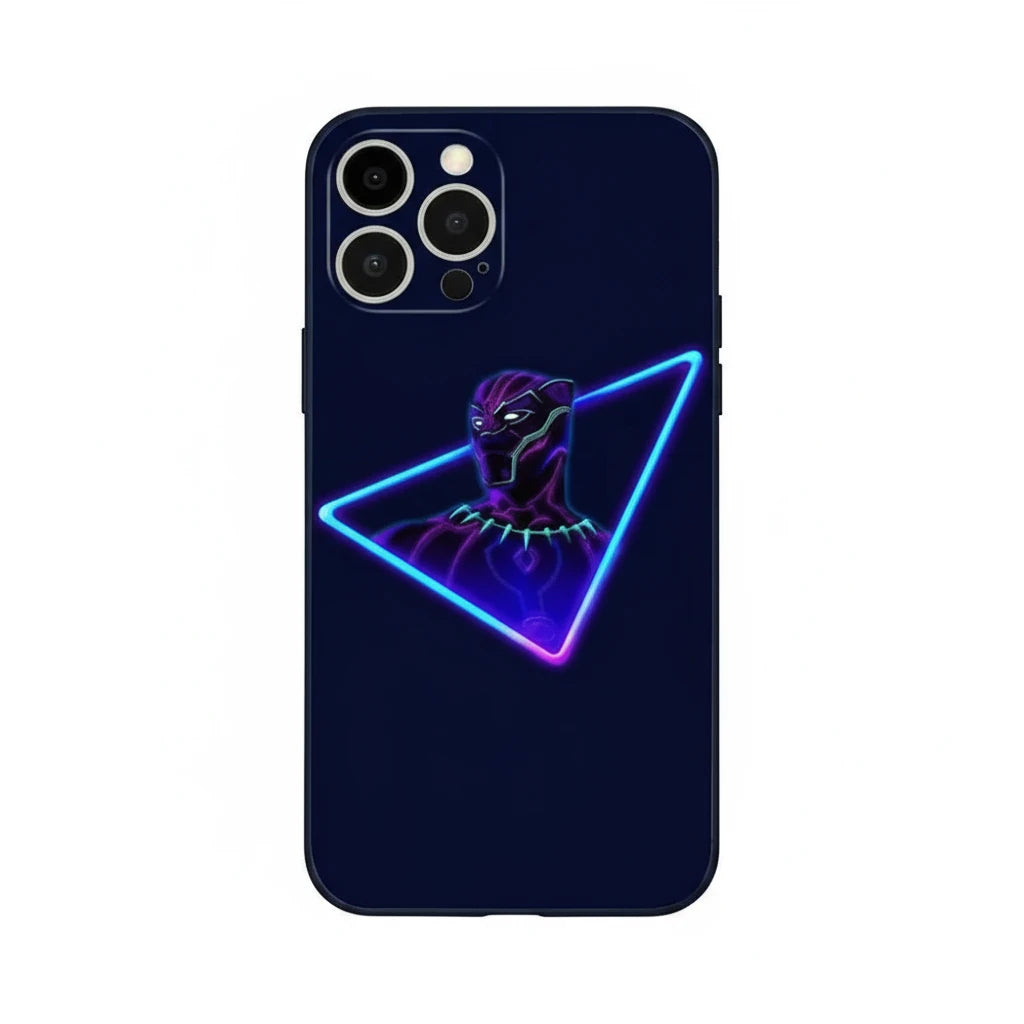 Étui souple Black Panther pour iPhone Pro et Pro Max