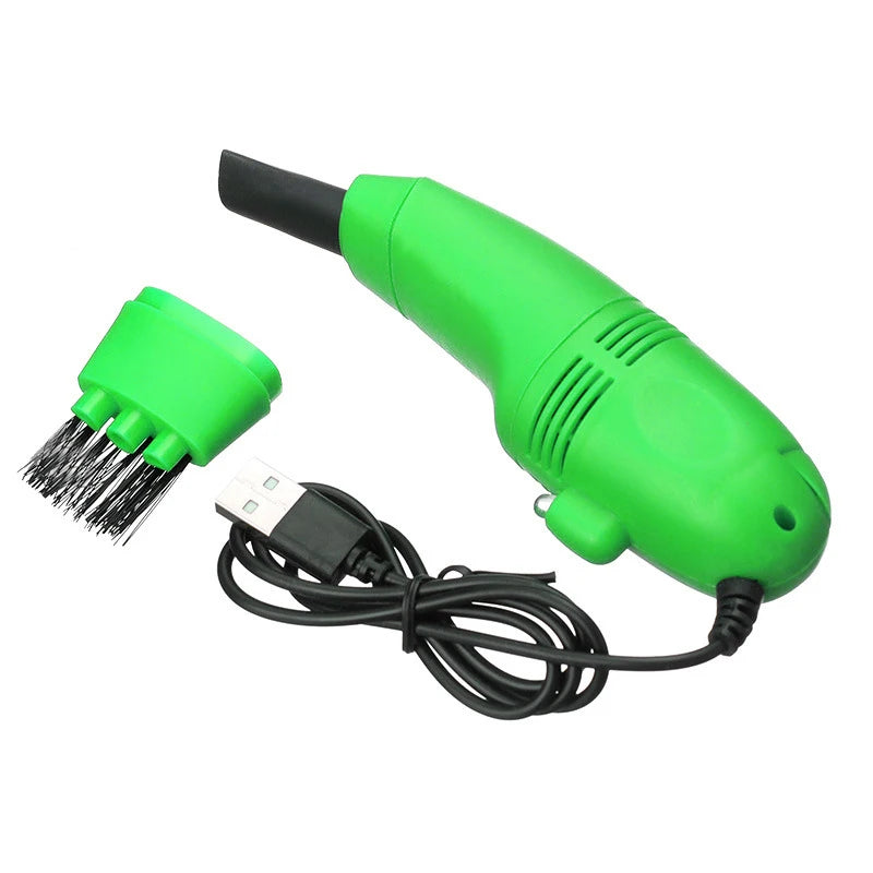 Mini Aspirateur Électrique USB pour Clavier vert